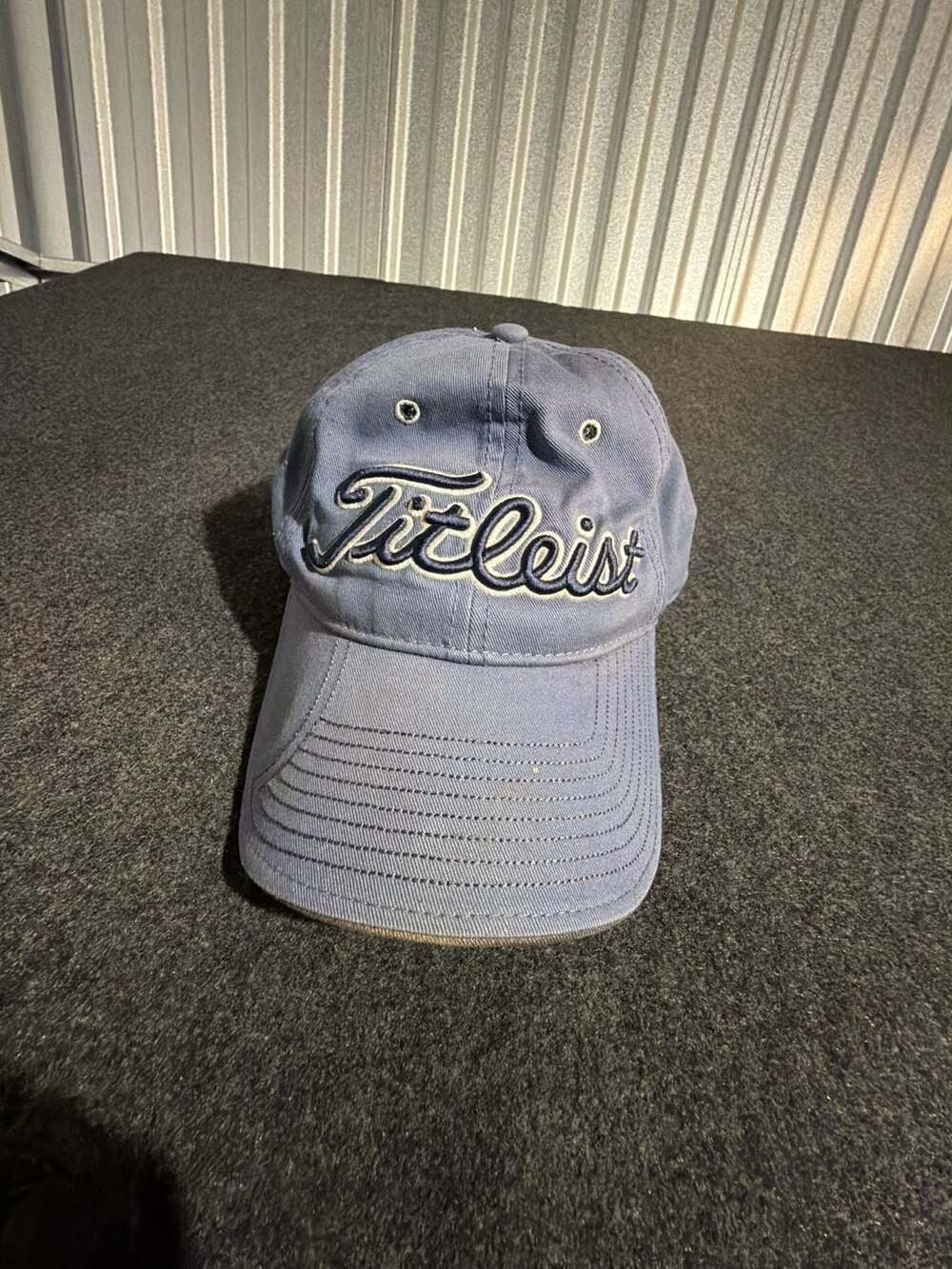 Titleist by New Era Blue Cotton Adjustable Strapback Golf Hat